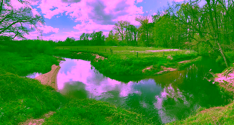 Landschape in the border area